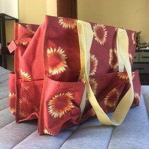 Thirty-One Gifts | Zip-Top Organizing Utility Tote - Sunflower Season